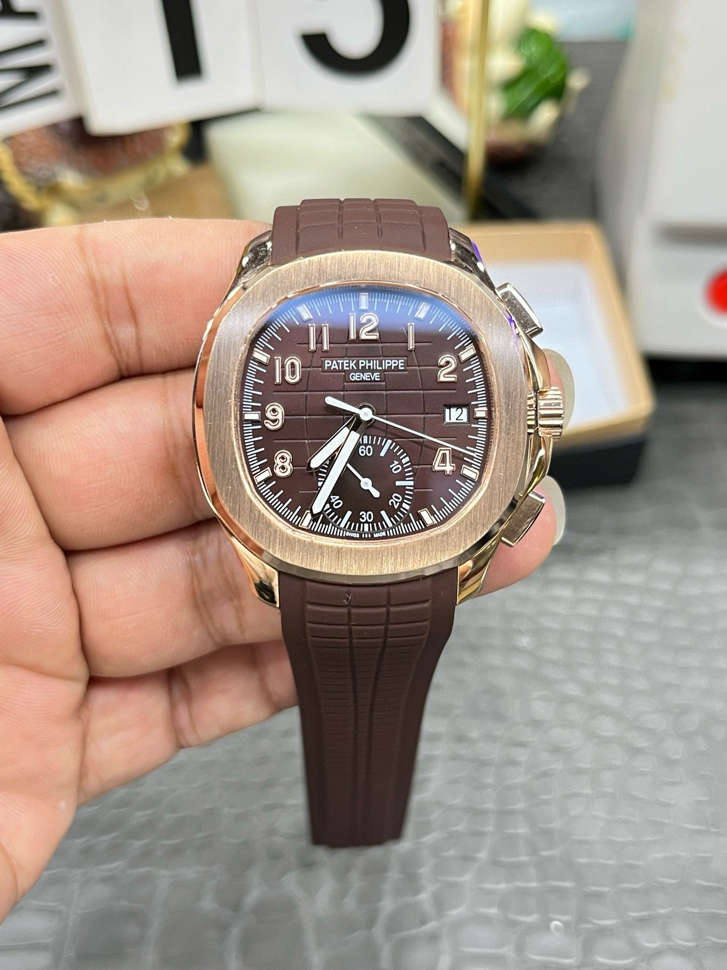Мужские часы Patek Philippe Aquanaut Chronograph 5