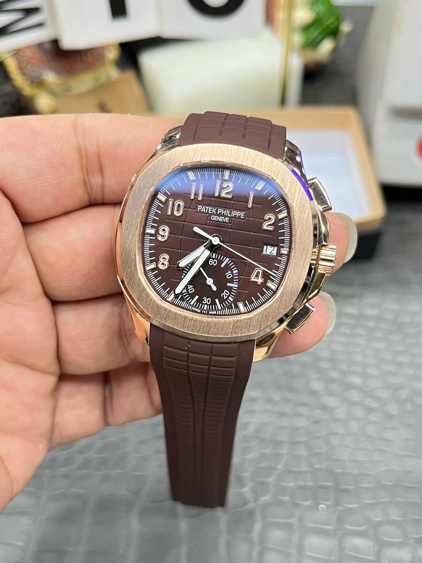 Мужские часы Patek Philippe Aquanaut Chronograph 5