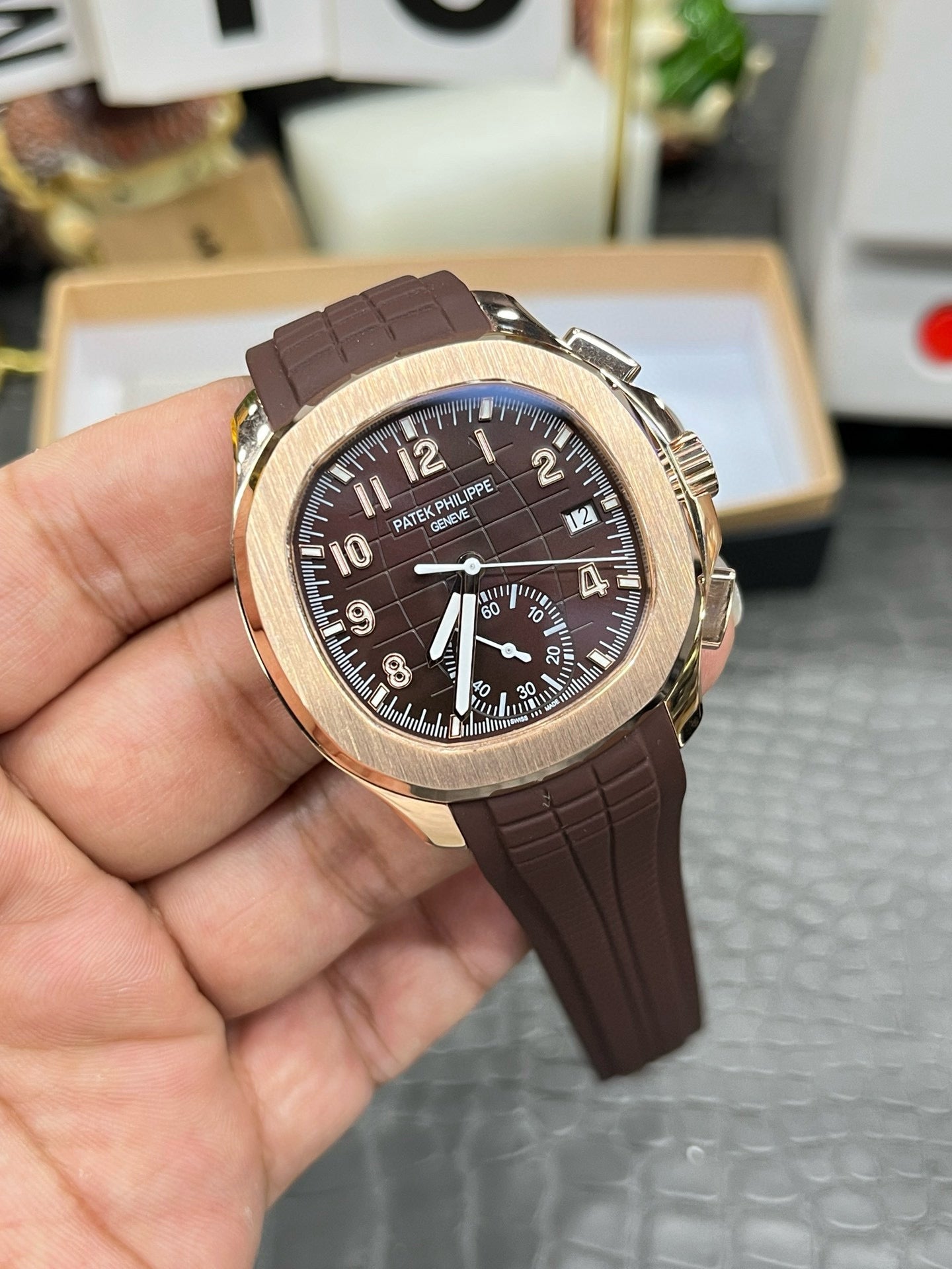 Мужские часы Patek Philippe Aquanaut Chronograph 5