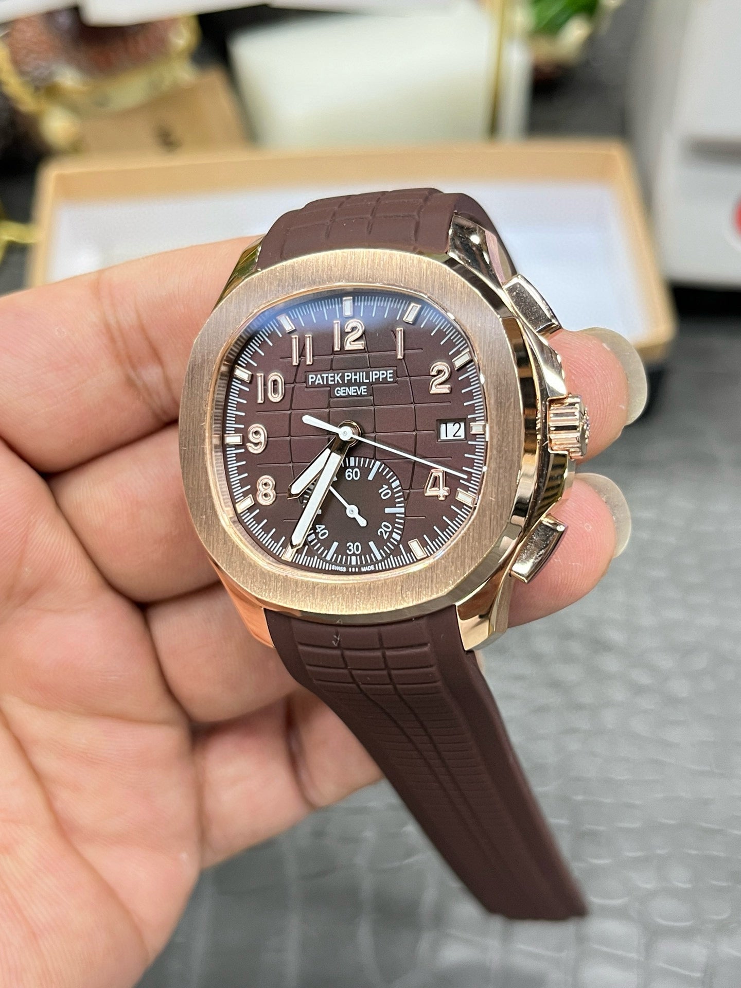 Мужские часы Patek Philippe Aquanaut Chronograph 5