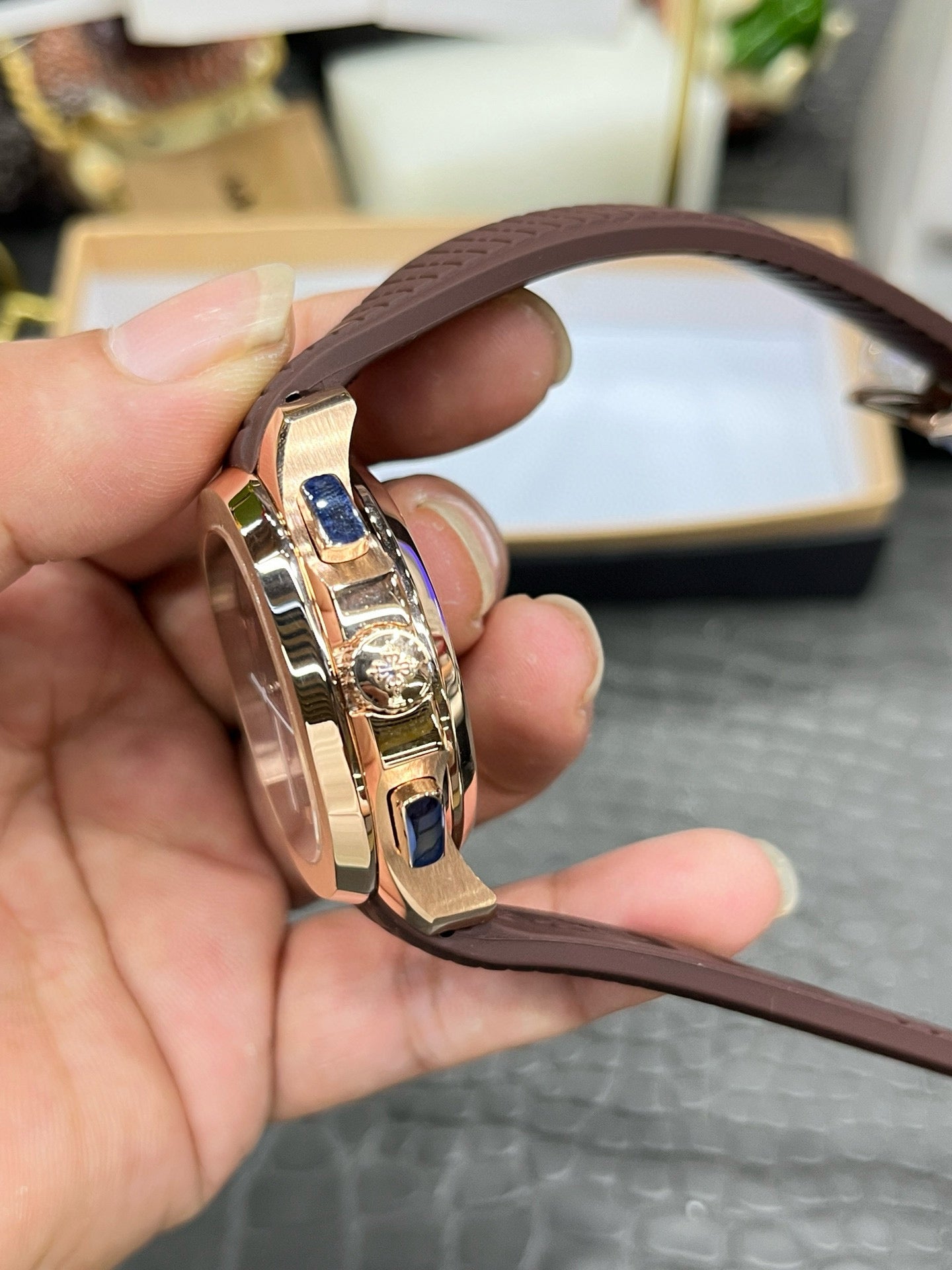Мужские часы Patek Philippe Aquanaut Chronograph 5