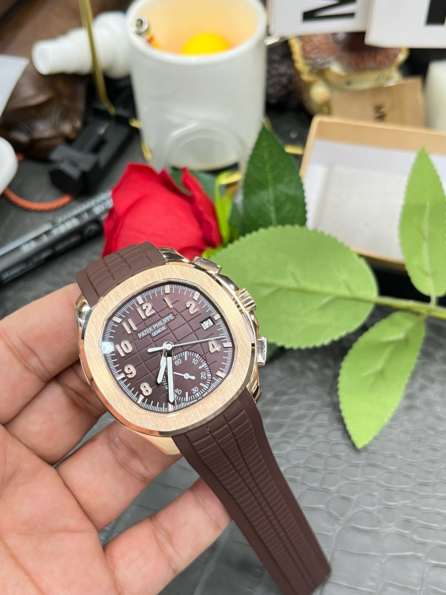 Мужские часы Patek Philippe Aquanaut Chronograph 5